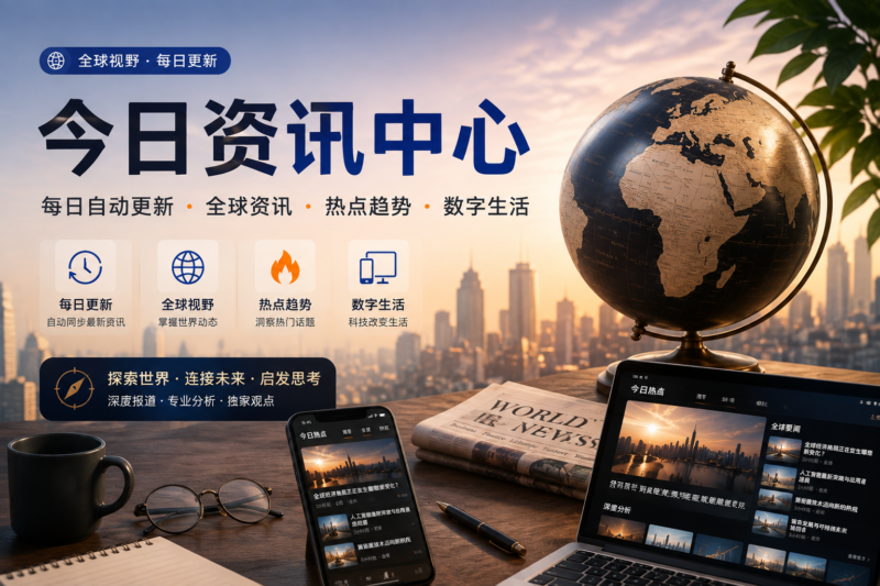 🌏 今日资讯中心–每日自动更新 · 全球资讯 · 热点趋势 · 数字生活-九流网络